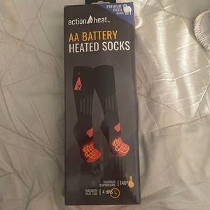 AA battery heated socks great for hunting